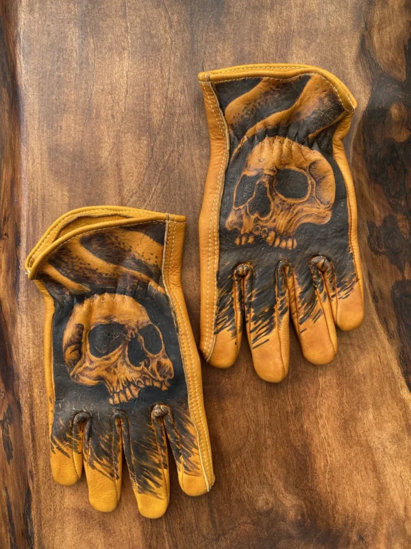 INFERNO SHADOW shadow skull custom motosiklet eldiveni