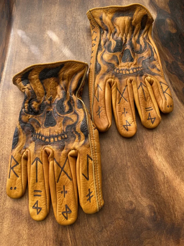 custom motosiklet eldiveni