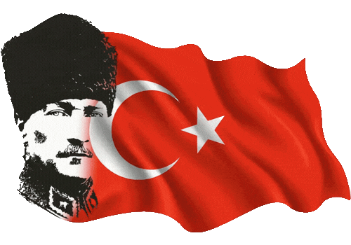 Atatürk ve Türk bayrağı